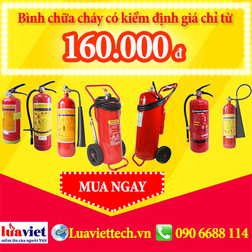 bình cứu hỏa giá rẻ 160000 Luaviettech.vn
