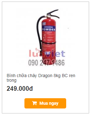 Bình chữa cháy Dragon 8kg BC ren trong