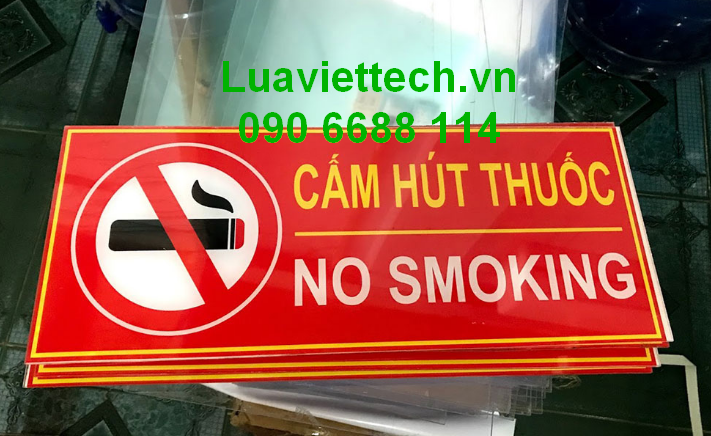 bảng cấm hút thuốc