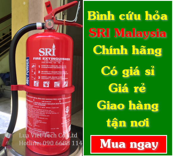 bình cứu hỏa SRI Malaysia chính hãng giá rẻ