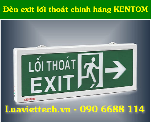 Đèn lối thoát exit kentom giá rẻ