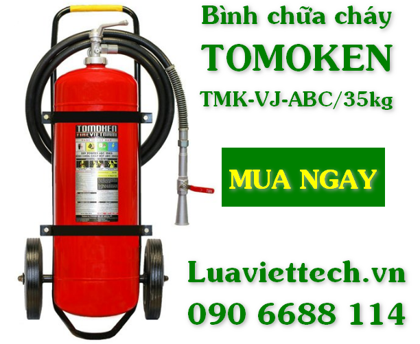 Bình chữa cháy Tomoken bột ABC 35kg TMK-VJ-ABC/35kg