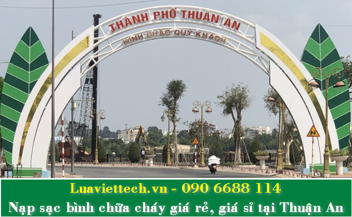 Nạp sạc bình chữa cháy giá rẻ, giá sỉ tại Thuận An, Bình Dương