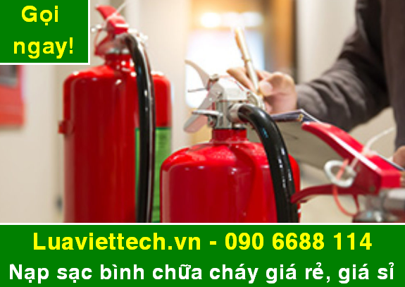 nạp sạc bình chữa cháy cho công ty có xuất hóa đơn đỏ VAT