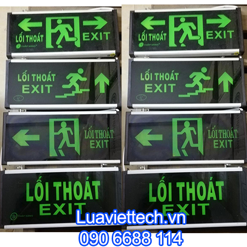 đèn exit chỉ dẫn lối  thoát hiểm