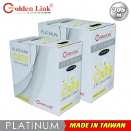 Cáp mạng Golden Link UTP Cat 6 Platinum 305m (màu vàng)