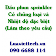 Đầu phun sprinkler có chủng loại và nhiệt độ đặc biệt (Làm theo yêu cầu)