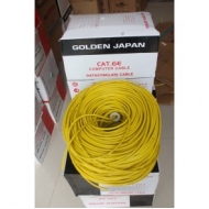 Dây cáp mạng GOLDEN JAPAN 4 PAIR SFTP CAT 6 (Màu Vàng)